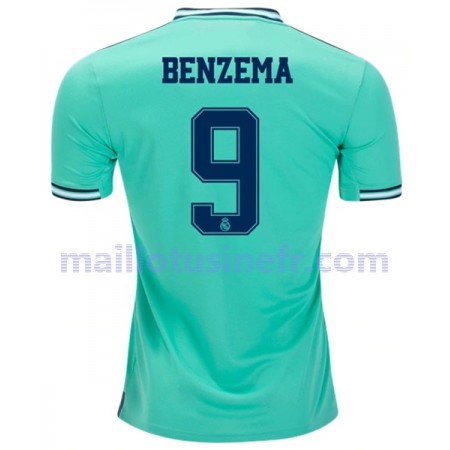 Maillot de Foot Real Madrid BENZEMA 9 Troisième 2019-20